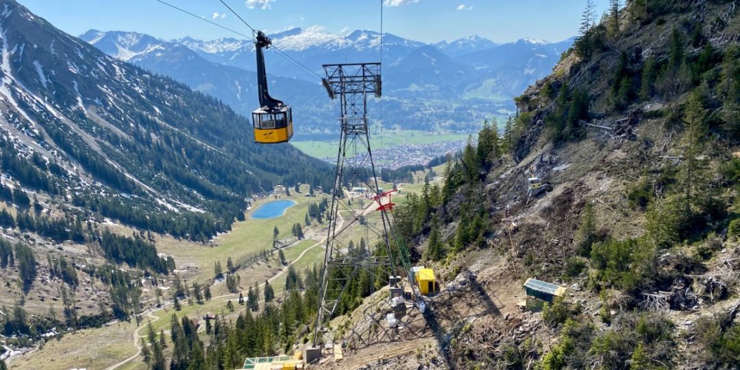 Bau der höchsten Bergbahn des Allgäus vorgezogen: Nebelhornbahn bis Ostern 2021 geschlossen!