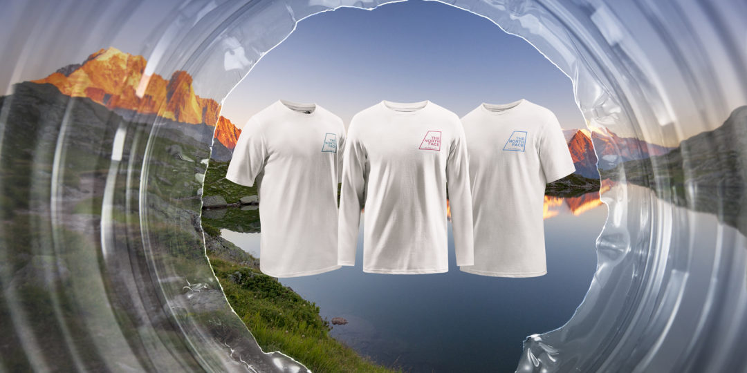 T-Shirts aus in den Alpen gesammeltem Einwegplastik: The North Face launcht limitierte Bottle Source Kollektion